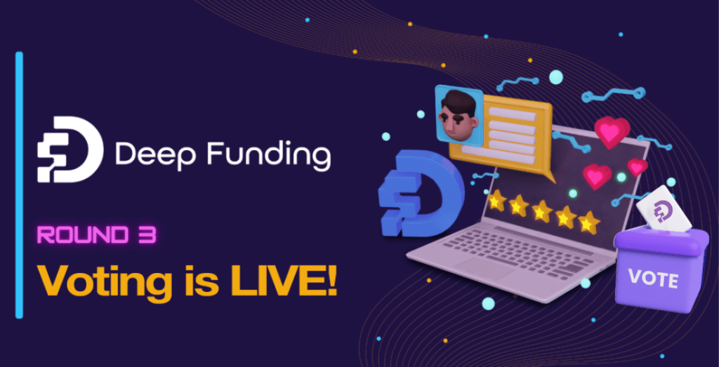 DFR3 – Voting is Live: Your Guide to Voting in Deep Funding Round 3